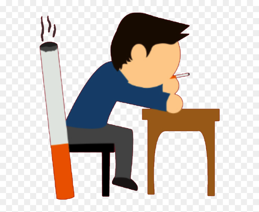 Smoke - Sitting Is The New Smoking Clip Art, HD Png Download - kids sitting png