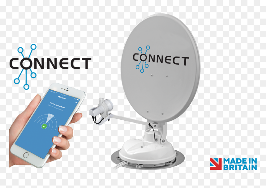 Connect Satellite To Mobile, HD Png Download - satellite dish png