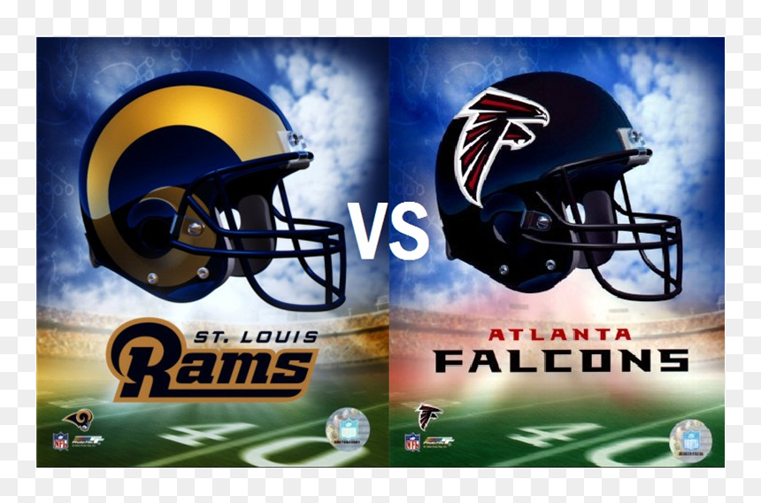 Patriots Vs Rams Logo, HD Png Download - atlanta falcons helmet png