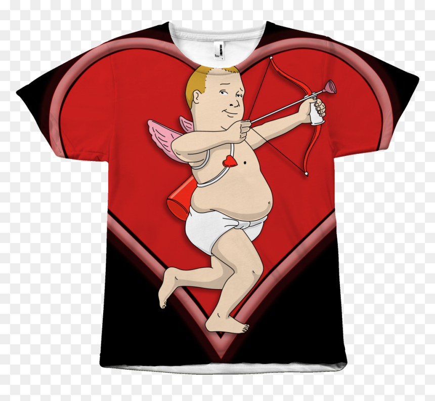 Bobby Hill Cupid All Over Print Shirt - Bobby Hill Cupid, HD Png Download - bobby hill png