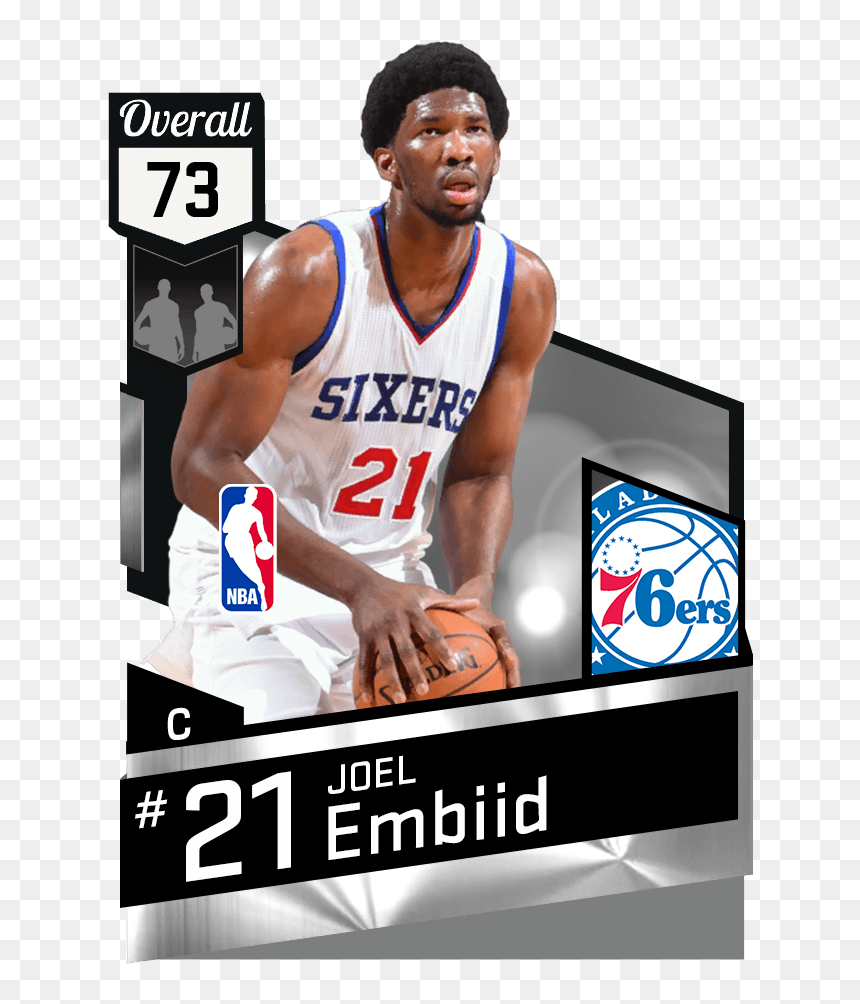 Devin Booker Nba 2k17, HD Png Download - joel embiid png