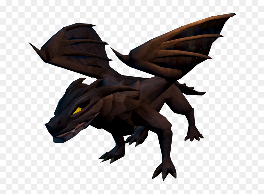 Monster Image - Rs3 Black Dragon, HD Png Download - black dragon png