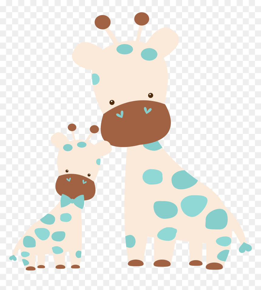 Clipart Giraffe Jungle Animal - Giraffe, HD Png Download - baby giraffe png