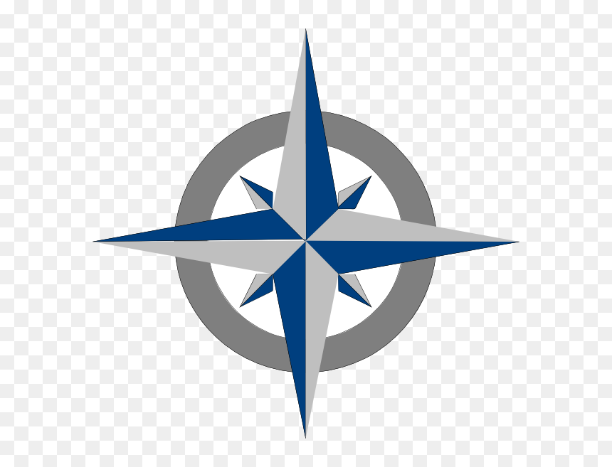 Kompas Arah Mata Angin, HD Png Download - simple compass png