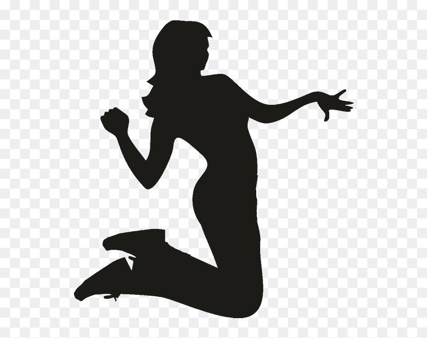Dance Party Silhouette - Dancing Silhouettes, HD Png Download - party silhouette png
