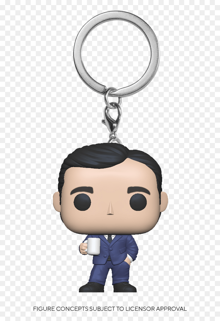 Funko Pop Keychain Iron Spider, HD Png Download - michael scott png