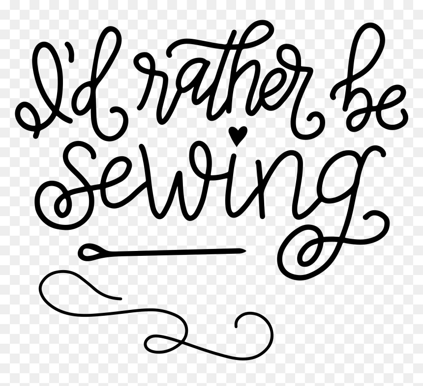 Sewing Drawing Hand - Embroidery, HD Png Download - aleister black png