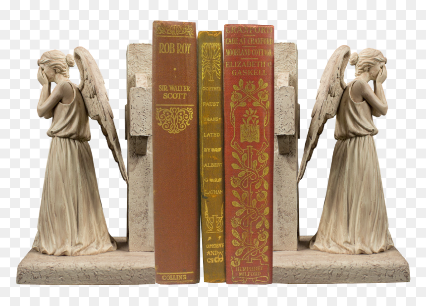 Weeping Angel Bookends By Ikon Collectables - Doctor Who Weeping Angels Bookends, HD Png Download - weeping angel png