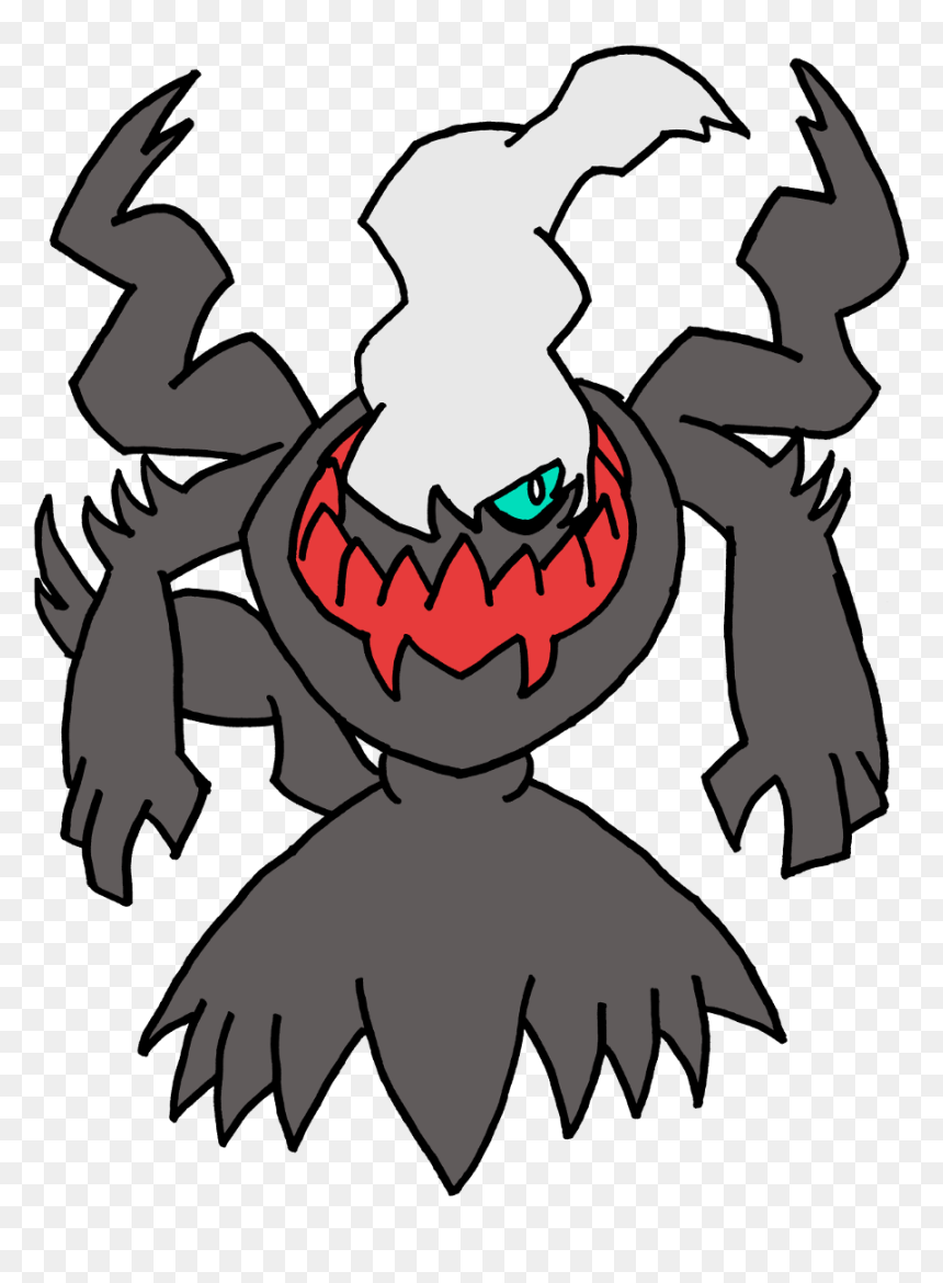 Darkrai - Cartoon, HD Png Download - darkrai png