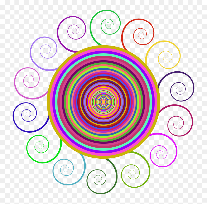 Abstract Spiral Circle - American Crew Fiber, HD Png Download - abstract circle png