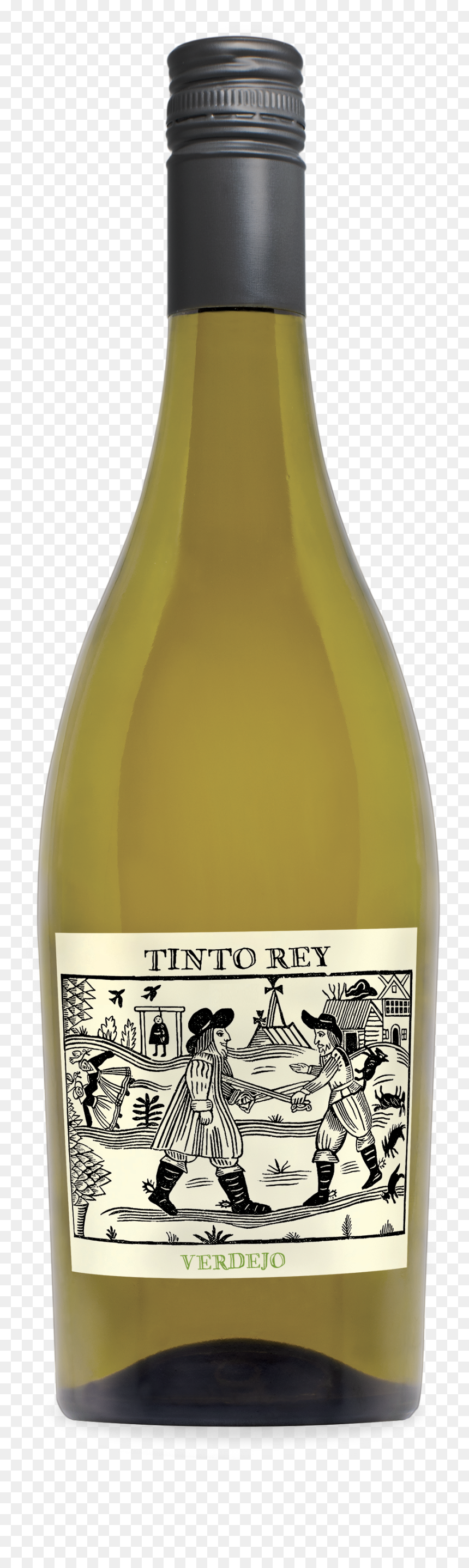 Glass Bottle, HD Png Download - white wine png
