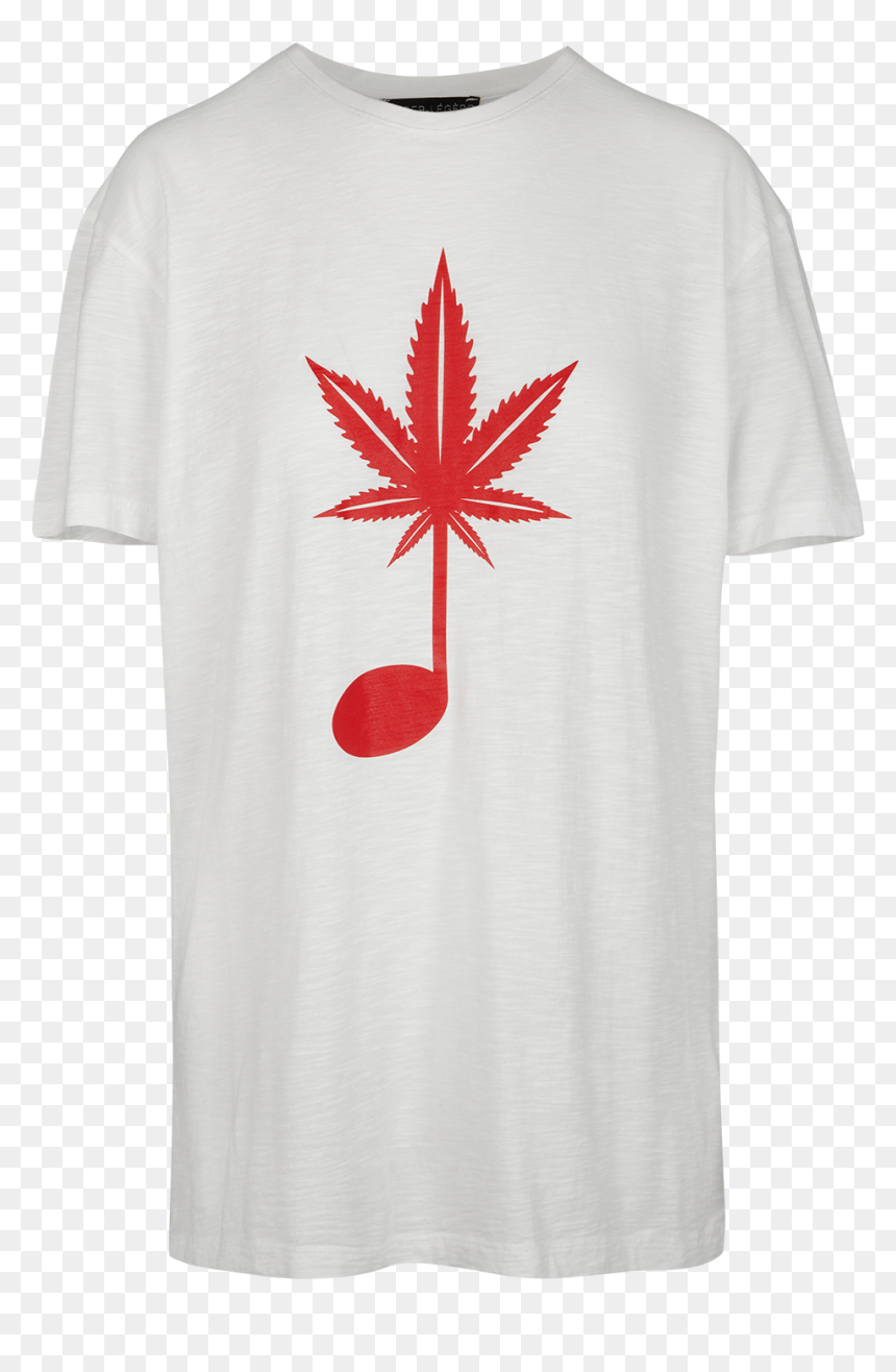Classic Fit T-shirt - Maple Leaf, HD Png Download - hemp leaf png