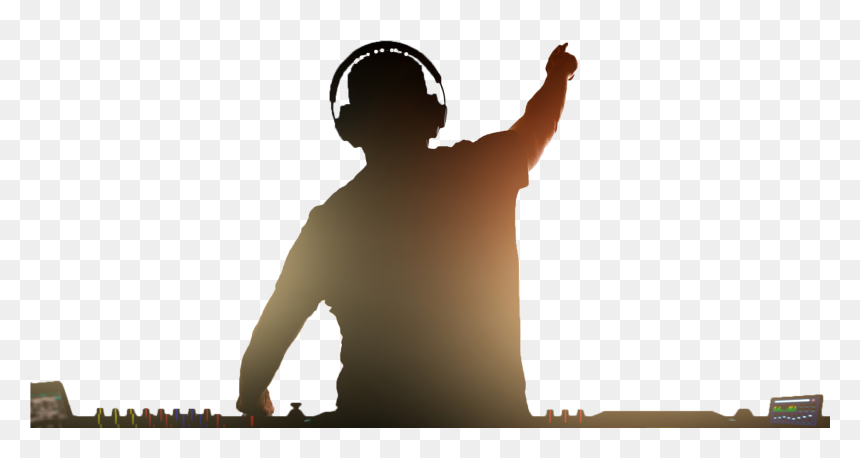Dj Silhouette Png - Dj Png, Transparent Png - party silhouette png