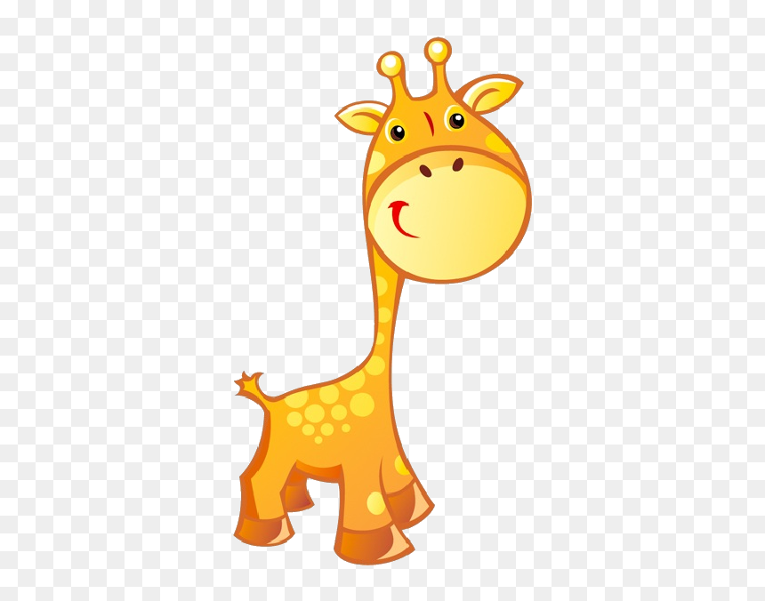 Baby Giraffe Giraffe Clip Art Giraffe Images - Cute Baby Giraffe Clipart, HD Png Download - baby giraffe png