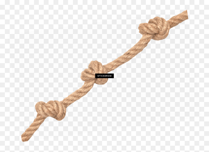 الحبل المعقود , Png Download - Transparent Background Rope Clipart, Png Download - rope knot png