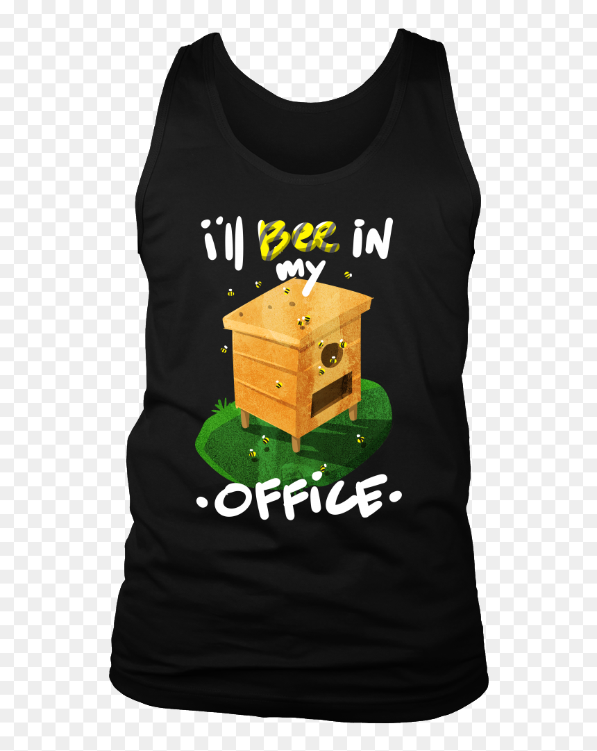 Beekeeper Bee Save The Bees Funny Bee In My Office - Active Tank, HD Png Download - barry bee benson png