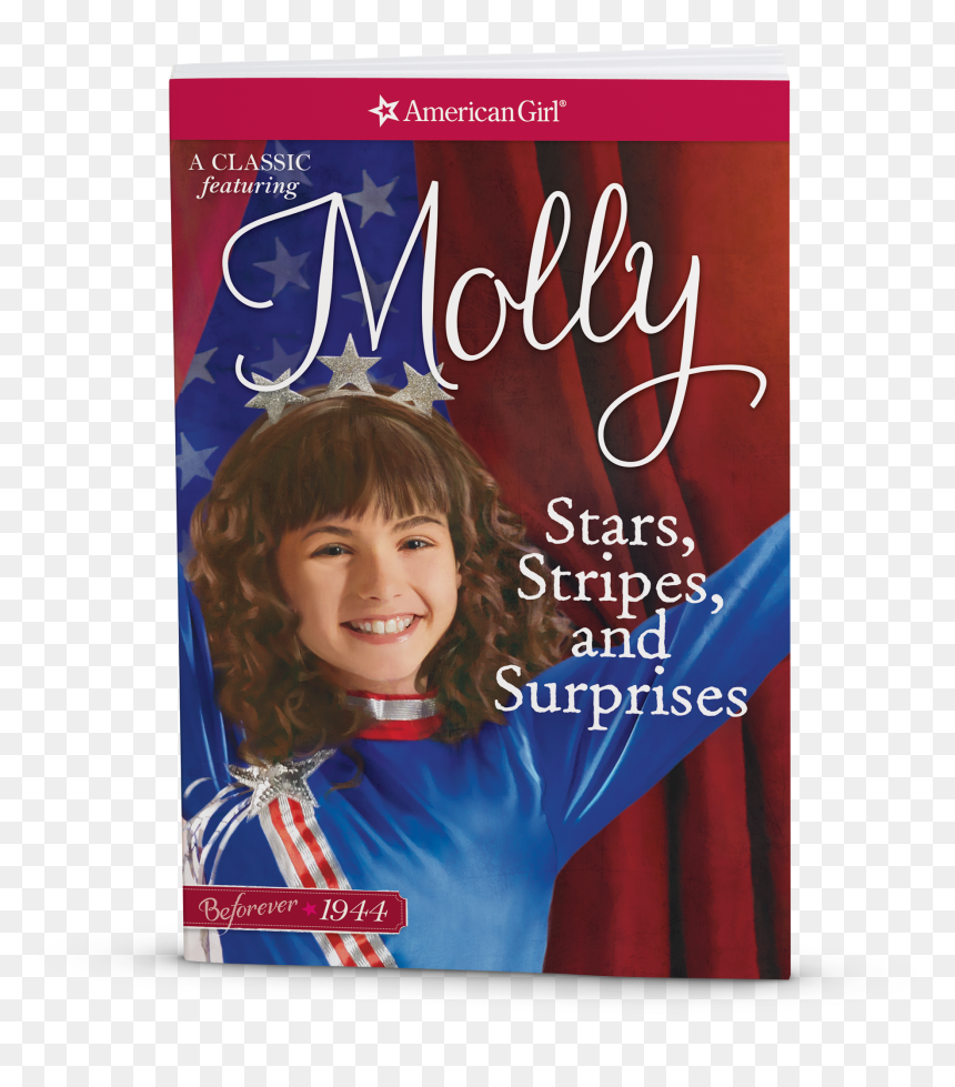Stars, Stripes, And Surprises - Molly American Girl Doll Beforever, HD Png Download - american stars png