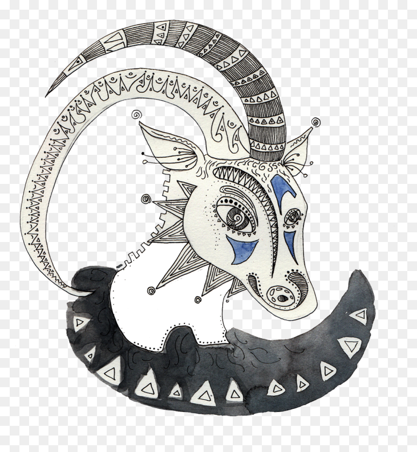 Daily Horoscope Prakash Astrologer - برج الجدي رمز, HD Png Download - capricorn png