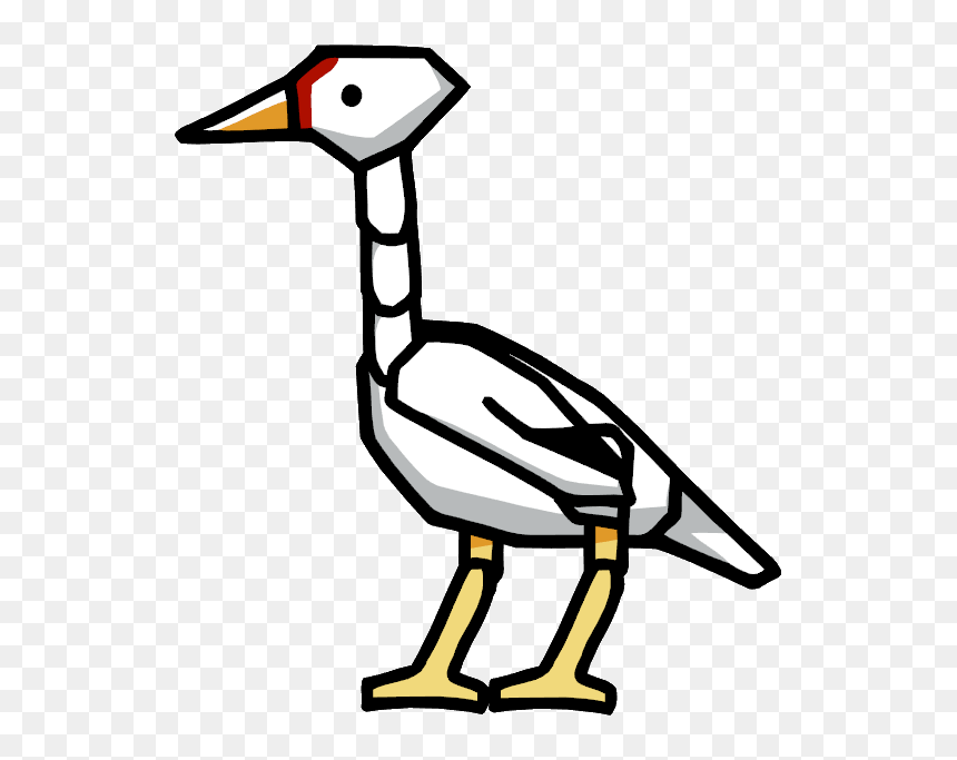 Crane Clipart Crane Bird - Crane Emogi Png, Transparent Png - crane bird png