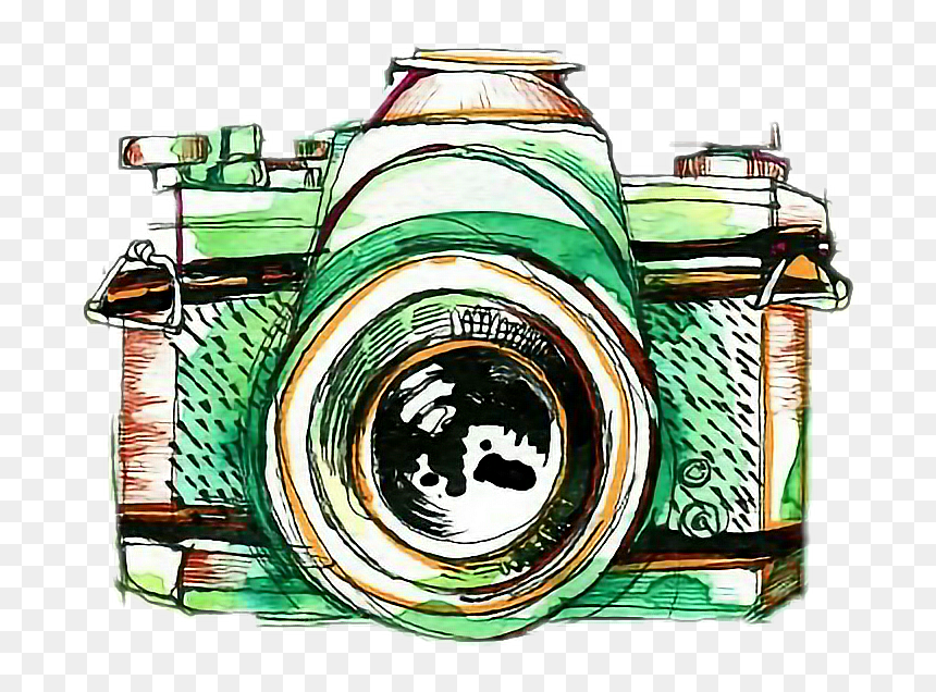 Watercolor Camera Painting , Png Download - Painting Cameras, Transparent Png - watercolor camera png