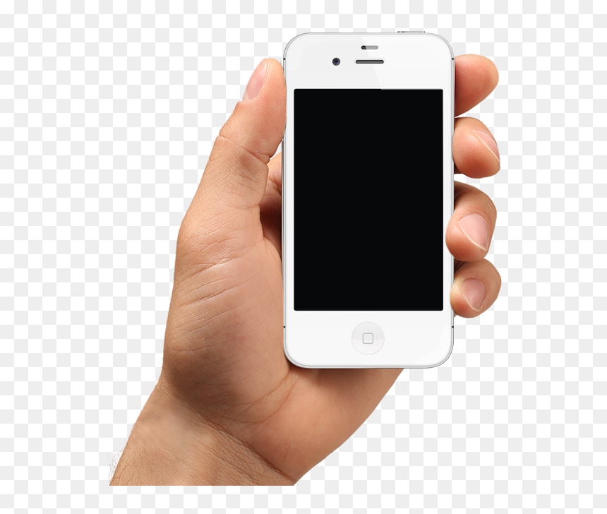 Mobile Phone, HD Png Download - iphone hand png