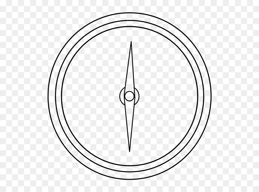 How To Draw A Compass - Coat Of Arms Of East Timor, HD Png Download - simple compass png