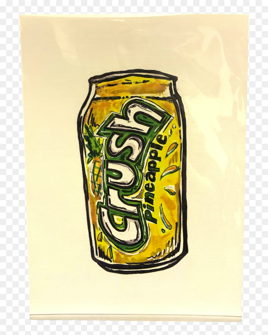 101486 Pineapple Crush Sm Print Clipped Rev 1 - Coca-cola Light Sango, HD Png Download - tumblr pineapple png
