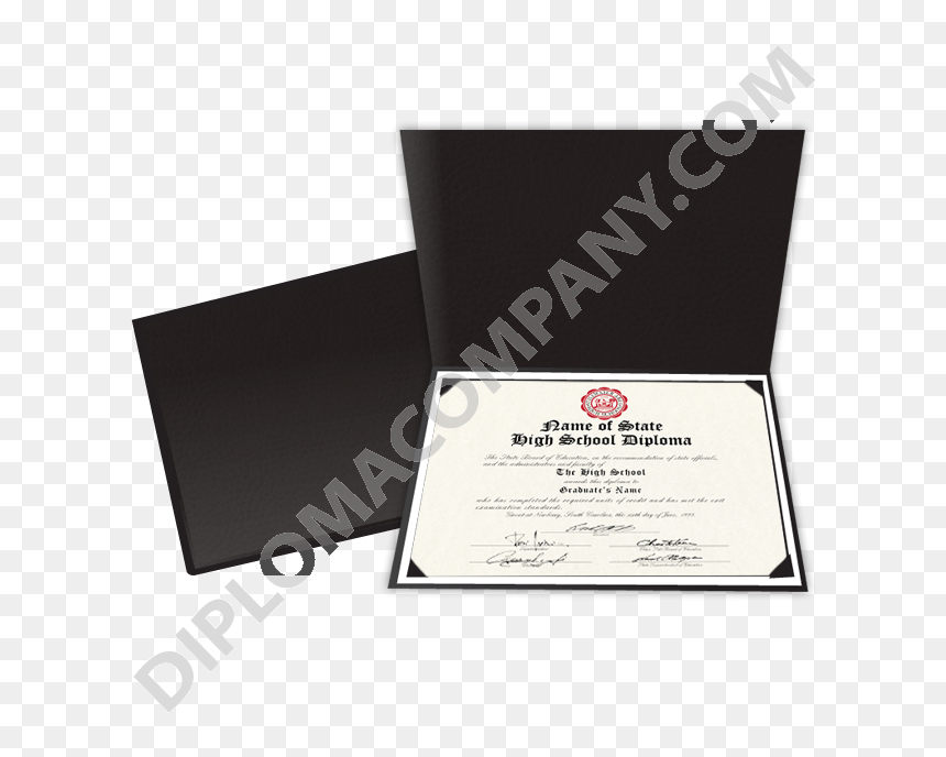 Diploma Graduation Folders - Box, HD Png Download - graduation diploma png
