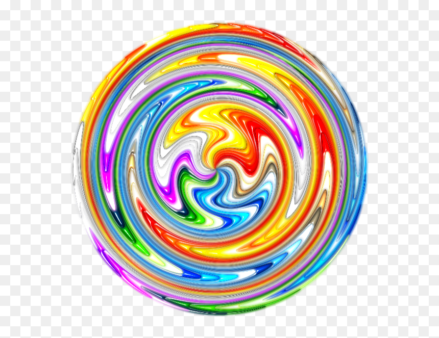 Colorful Paint Swirls Variation - Westminster Abbey, HD Png Download - circle swirl png
