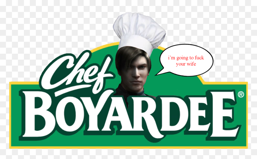 Leon S Kennedy Leon Scott Kennedy Resident Evil Chef - Leon Kennedy No Way Fag, HD Png Download - leon kennedy png