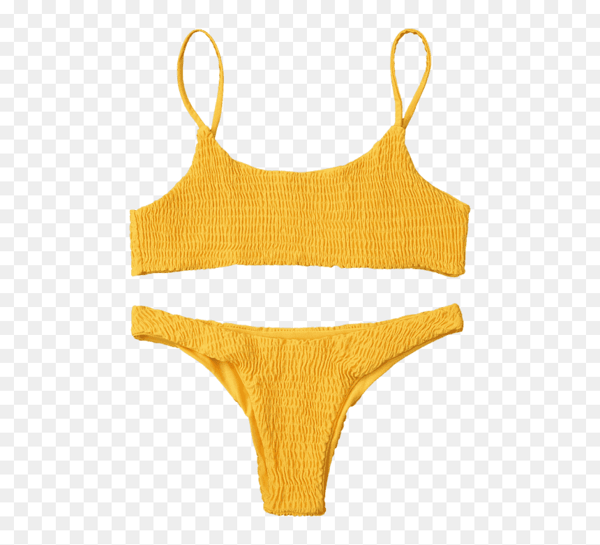 Smocked Bikini Top And Bottoms , Png Download - Smocked Bikini, Transparent Png - bikini top png