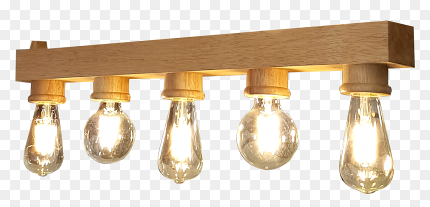 Solid Wood Hanging Light With 5 Bulb Holder"

 
 Data - Wooden Bulb Holder, HD Png Download - hanging light bulb png