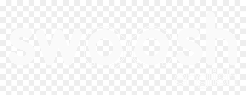 Swoosh English Banner - Circle, HD Png Download - swoosh graphic png