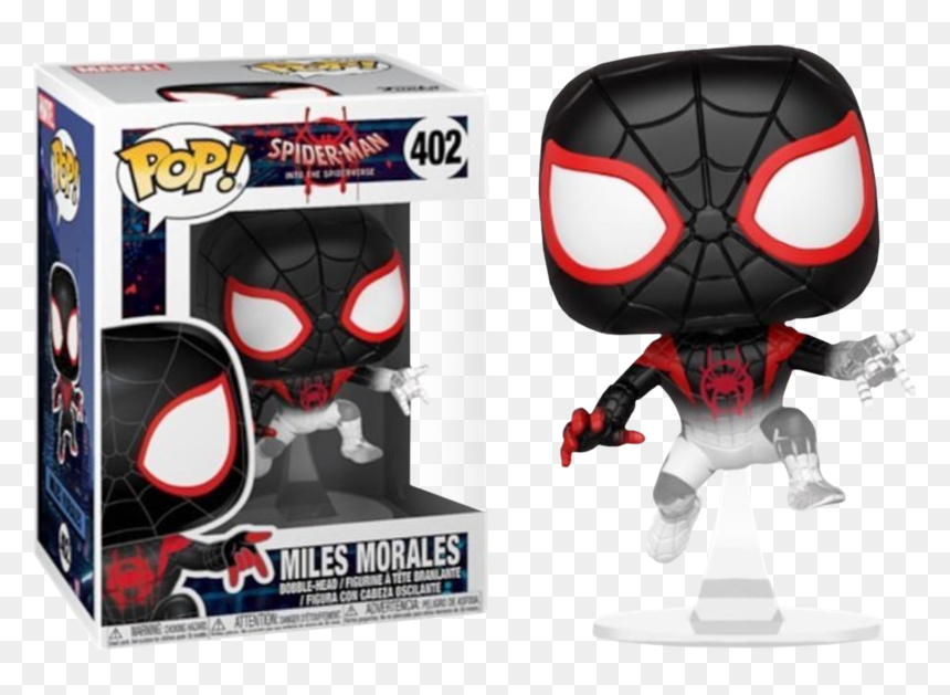 Spider Man Into The Spider Verse Funko Pop, HD Png Download - miles morales png
