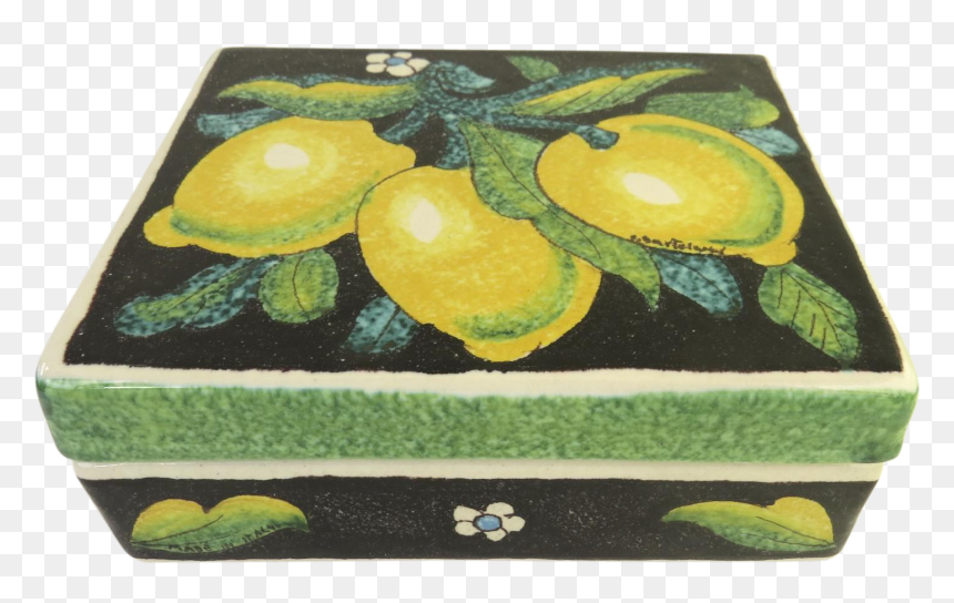 Vintage Italian Made In Italy Signed Hand Painted Box - Portable Network Graphics, HD Png Download - italian hand png