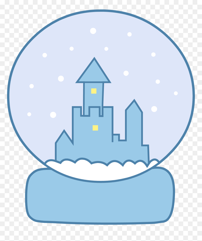 Globe Clipart Winter - Clip Art, HD Png Download - empty snow globe png
