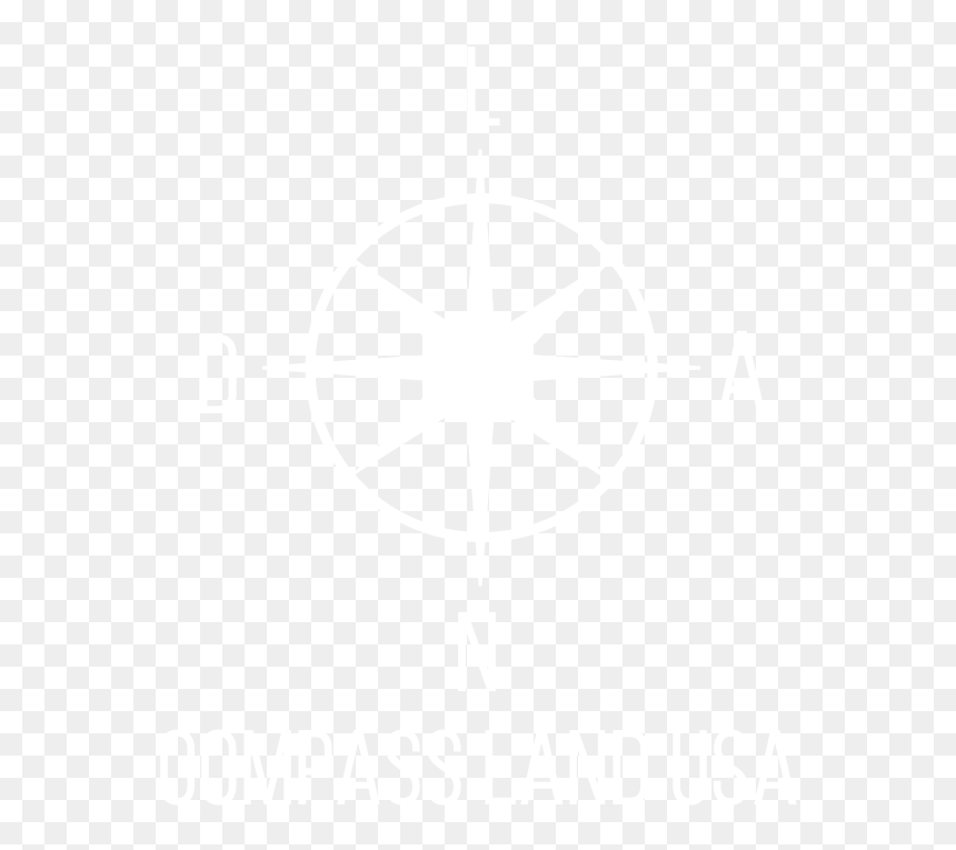 Compass Land Usa Logo - Johns Hopkins Logo White, HD Png Download - simple compass png