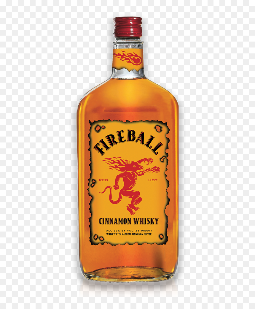 Fireball Cinnamon Whisky, HD Png Download - fireball whiskey png