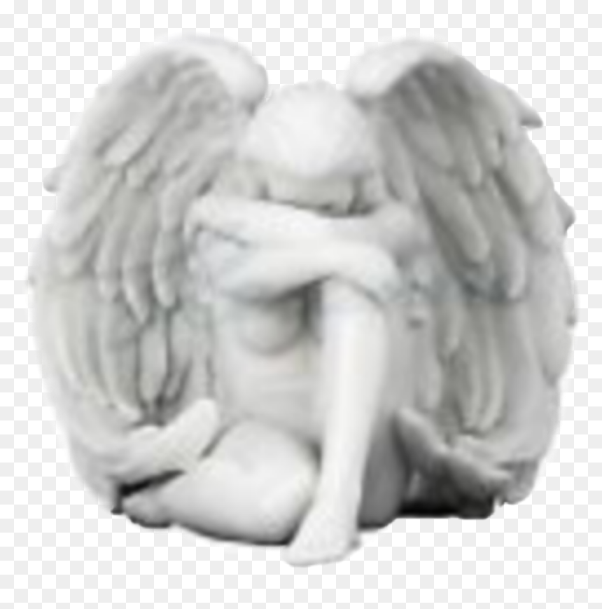 ##angel #angels #angelwings #wings #weepingangel #heaven - Statue, HD Png Download - weeping angel png