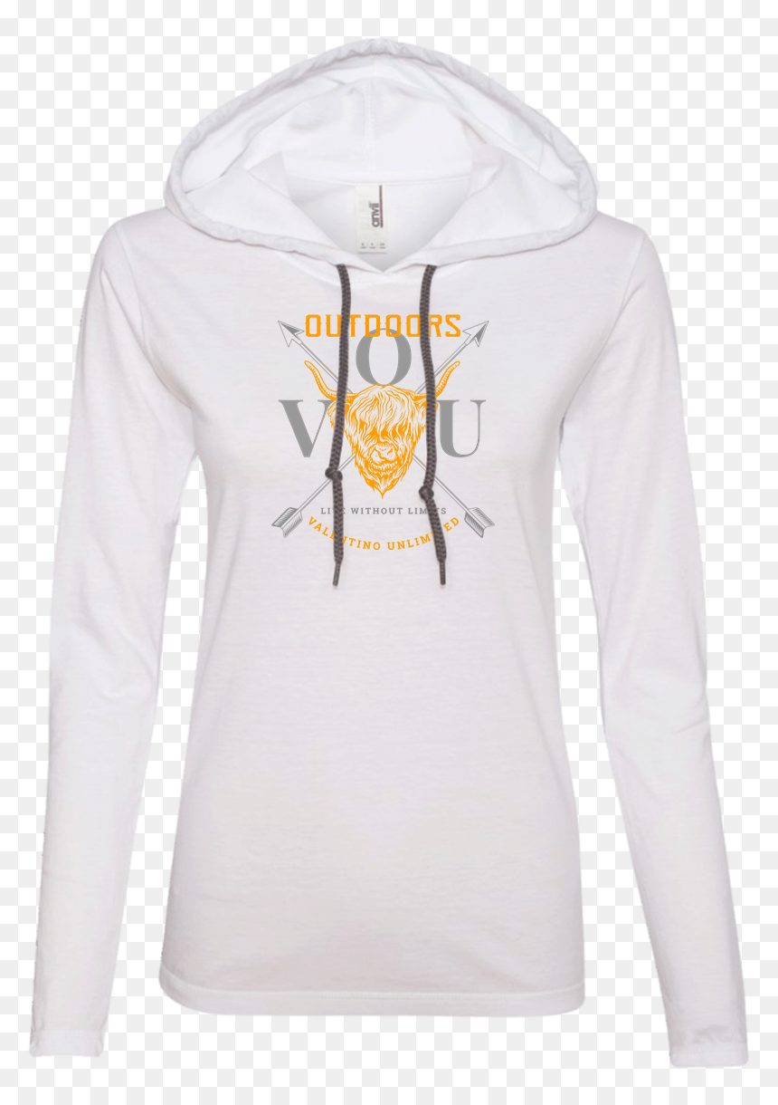 Vuo Bull And Crossed Arrows Ladies - Hoodie, HD Png Download - crossed arrows png
