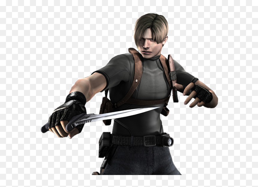 Leon Scott Kennedy - Leon Scott Kennedy Knife, HD Png Download - leon kennedy png