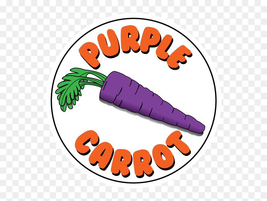 Carrot Clipart Thick - Purple Carrot Clipart, HD Png Download - carrot clipart png