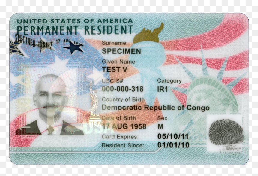 Money Border Png - Us 2 Years Green Card, Transparent Png - money border png