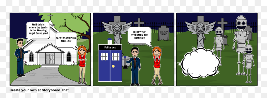Cartoon, HD Png Download - weeping angel png