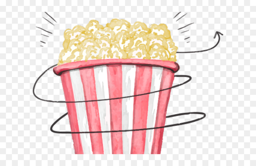 Argentina Clipart Popcorn - Movie Theater Drawing, HD Png Download - watercolor camera png