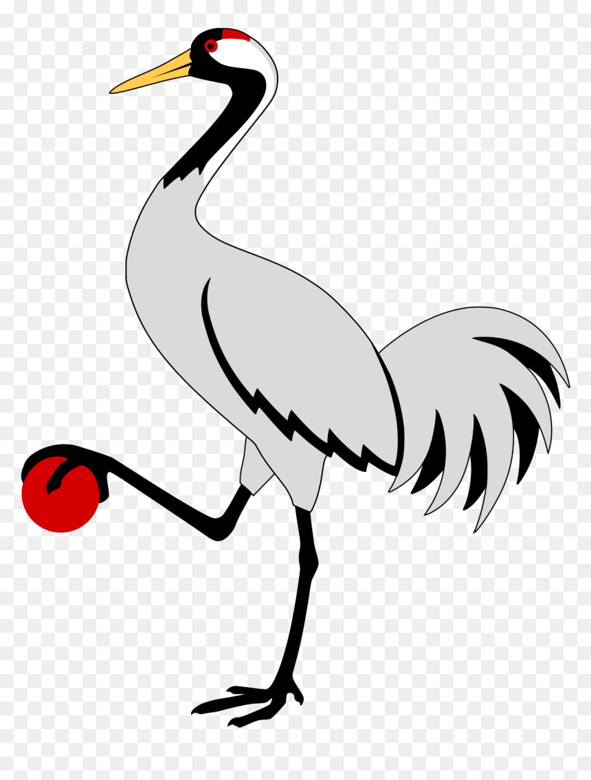 Japanese Crane Clipart Transparent, HD Png Download - crane bird png