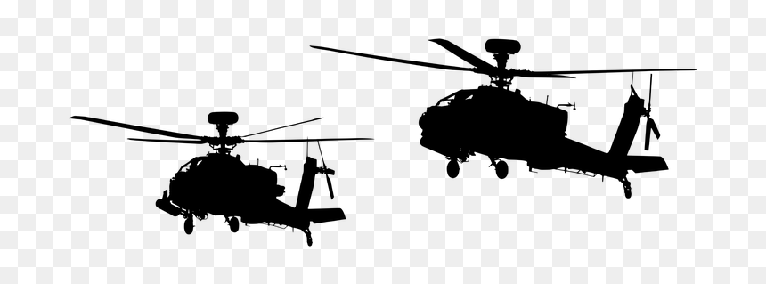 Helicopter, HD Png Download - apache helicopter png