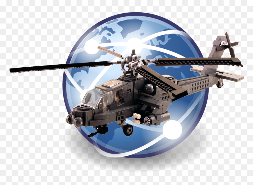 Transparent Background Blue Globe Transparent, HD Png Download - apache helicopter png