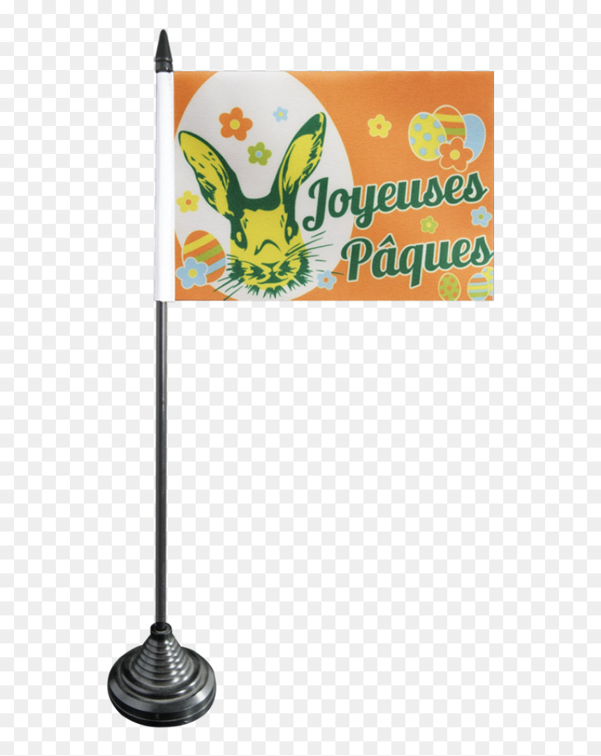 Happy Easter Table Flag - Drapeau Damier Rouge Et Blanc, HD Png Download - happy easter banner png