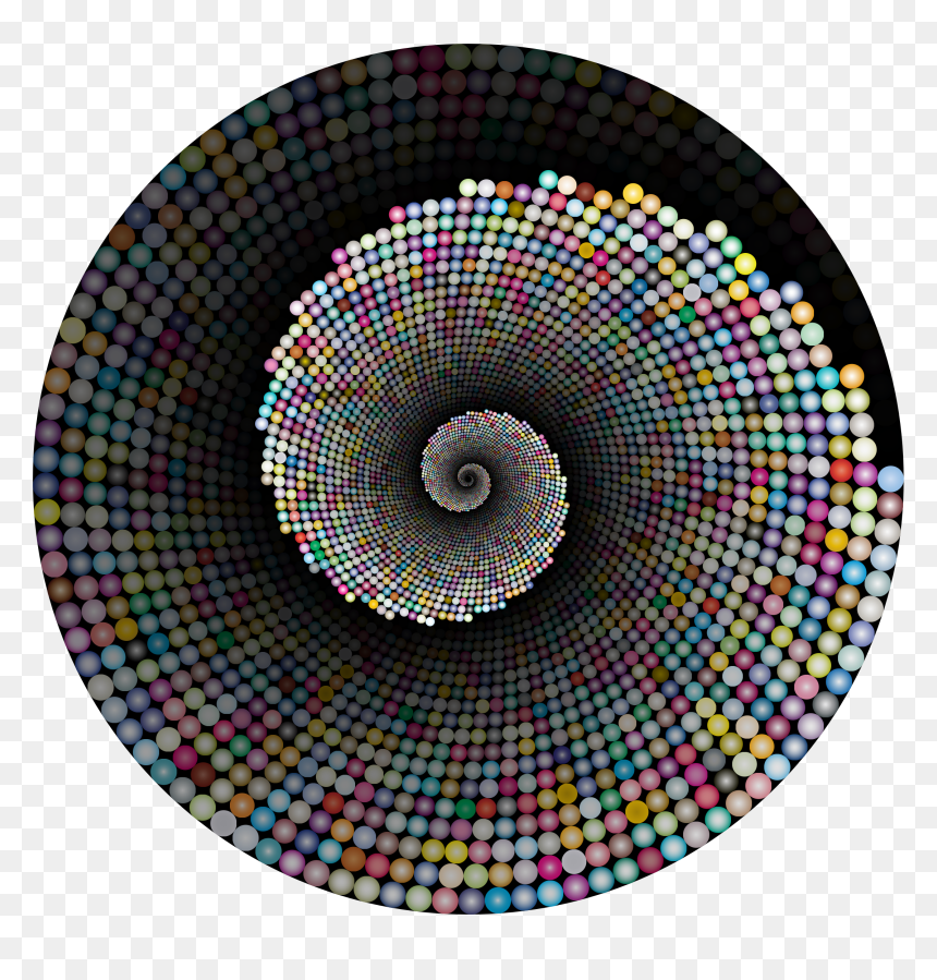 Colorful Swirling Circles Vortex 4 With Background - Icon, HD Png Download - circle swirl png